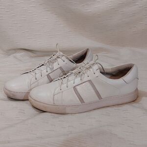 Robert Graham White and Gray Men's Sneakers